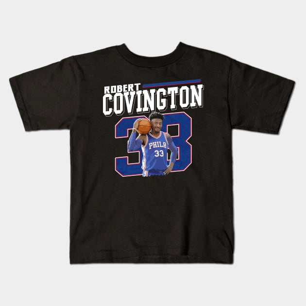 Robert Covington Kids T-Shirt by WYATB Art